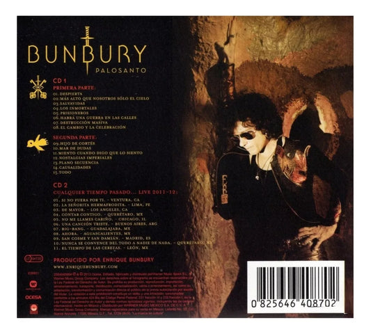 Enrique Bunbury - Palosanto - 2 Discos Cd