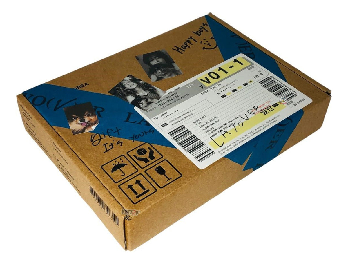 V / Bts Layover Album Version B (Azul)