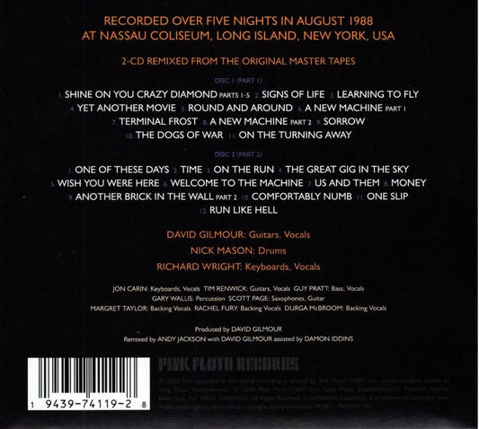 Pink Floyd - Delicate Sound Of Thunder- 2 Discos Cd´s