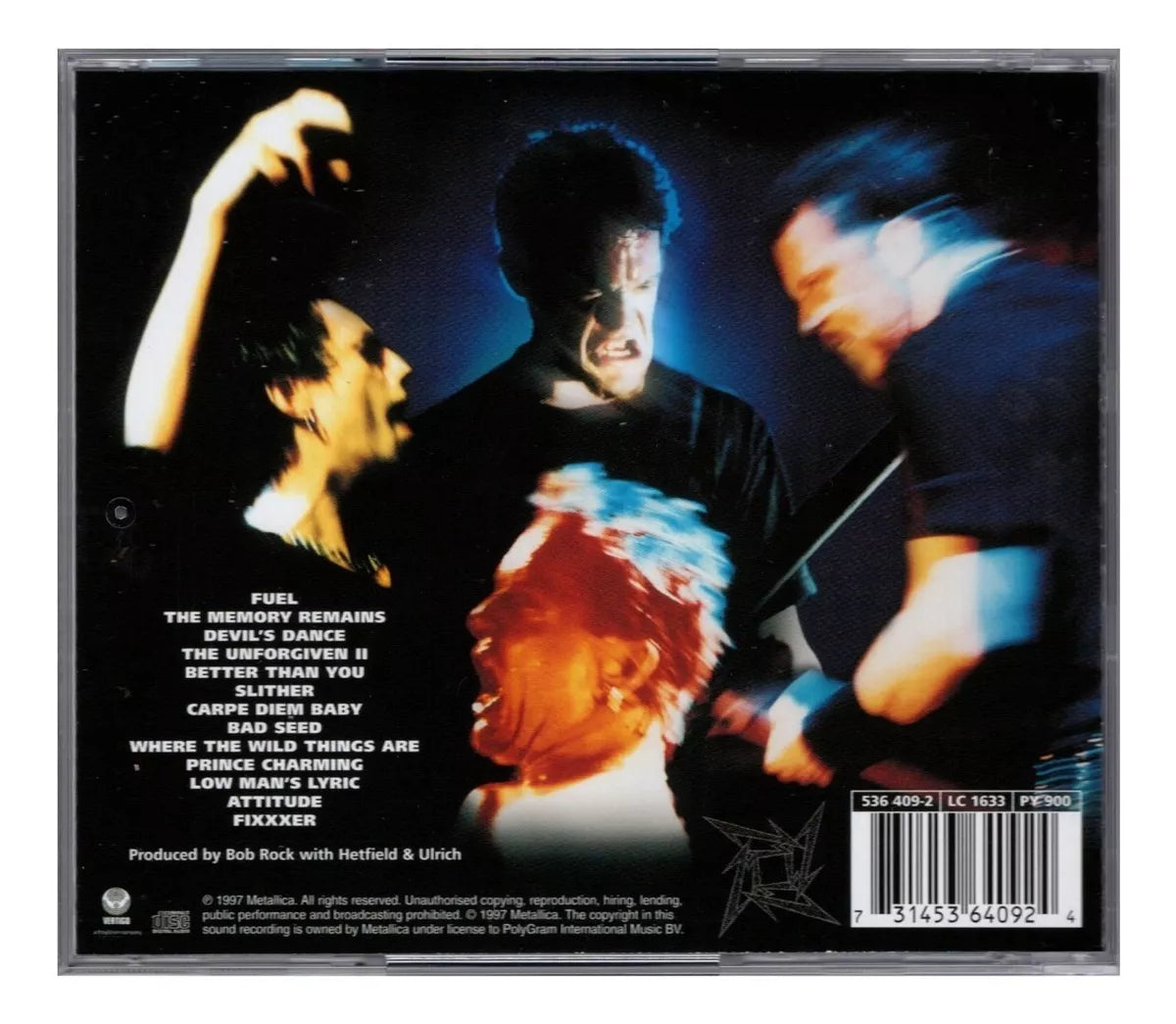 Metallica Reload Disco Cd