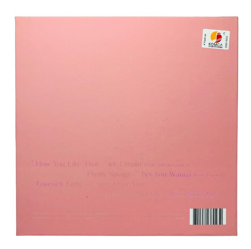 Blackpink The Album - Komca K-pop Full Box Album Cd - Version 2