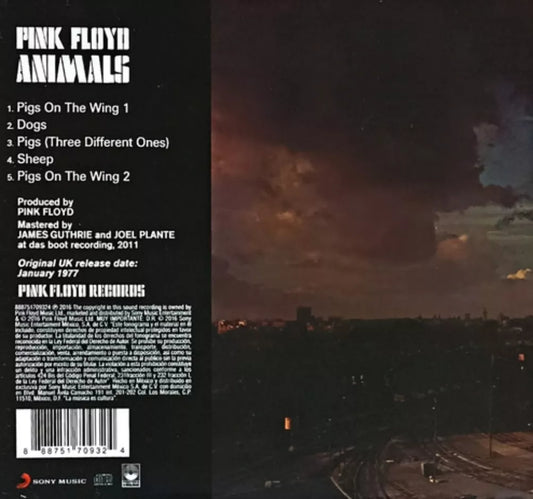 Pink Floyd - Animals 1977 - Disco Cd- 5 Canciones