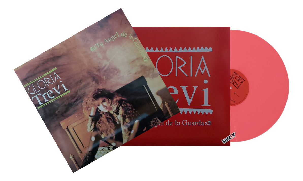 Gloria Trevi Tu Angel De La Guarda Pink Rosa Lp Vinyl