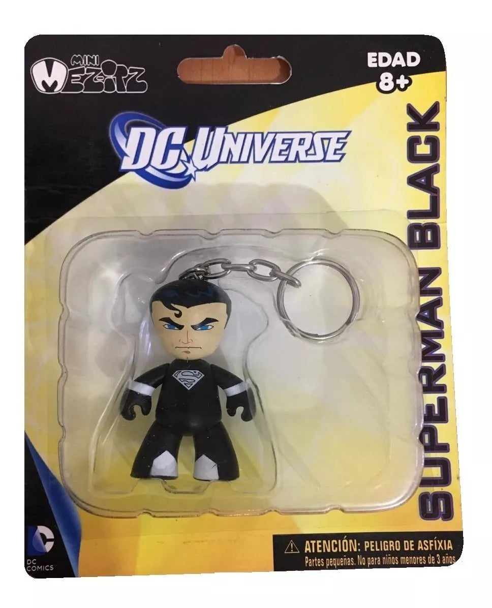 Superman Black Dc Universe Mini Mezitz Mez-itz Llavero