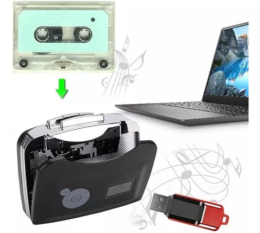 Reproductor & Convertidor De Cassette A Mp3 / Usb Walkman