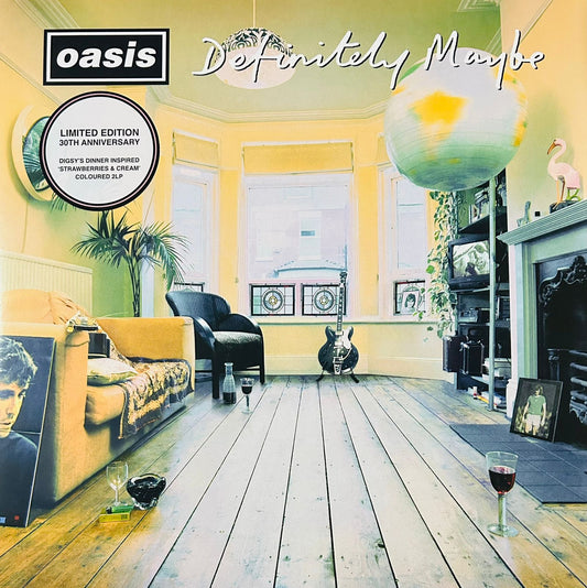 Oasis Definitely Maybe 30th Anniversary Rosa Pink 2 Lp Vinyl