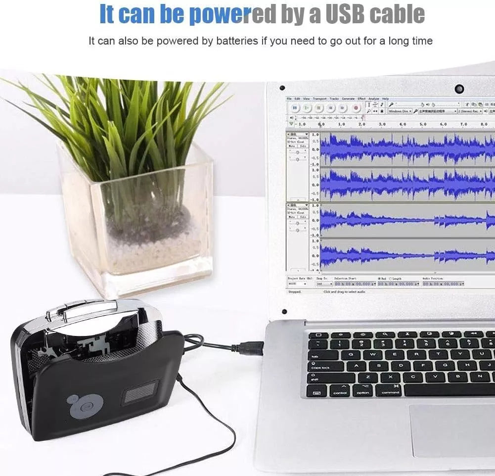 Reproductor & Convertidor De Cassette A Mp3 / Usb Walkman