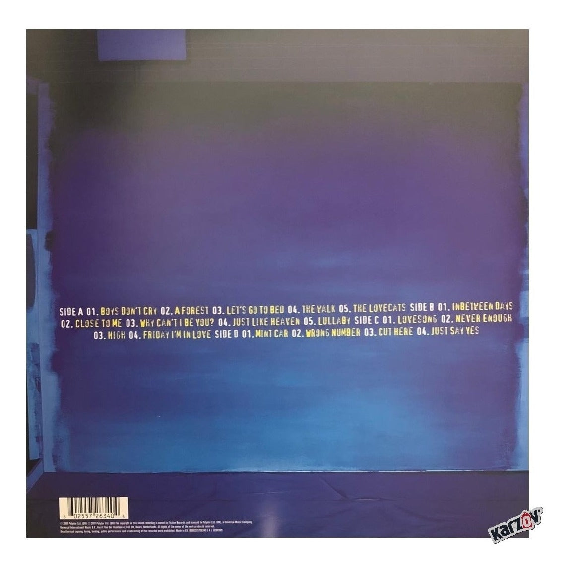 The Cure Acoustic Hits 2 Lp Vinyl