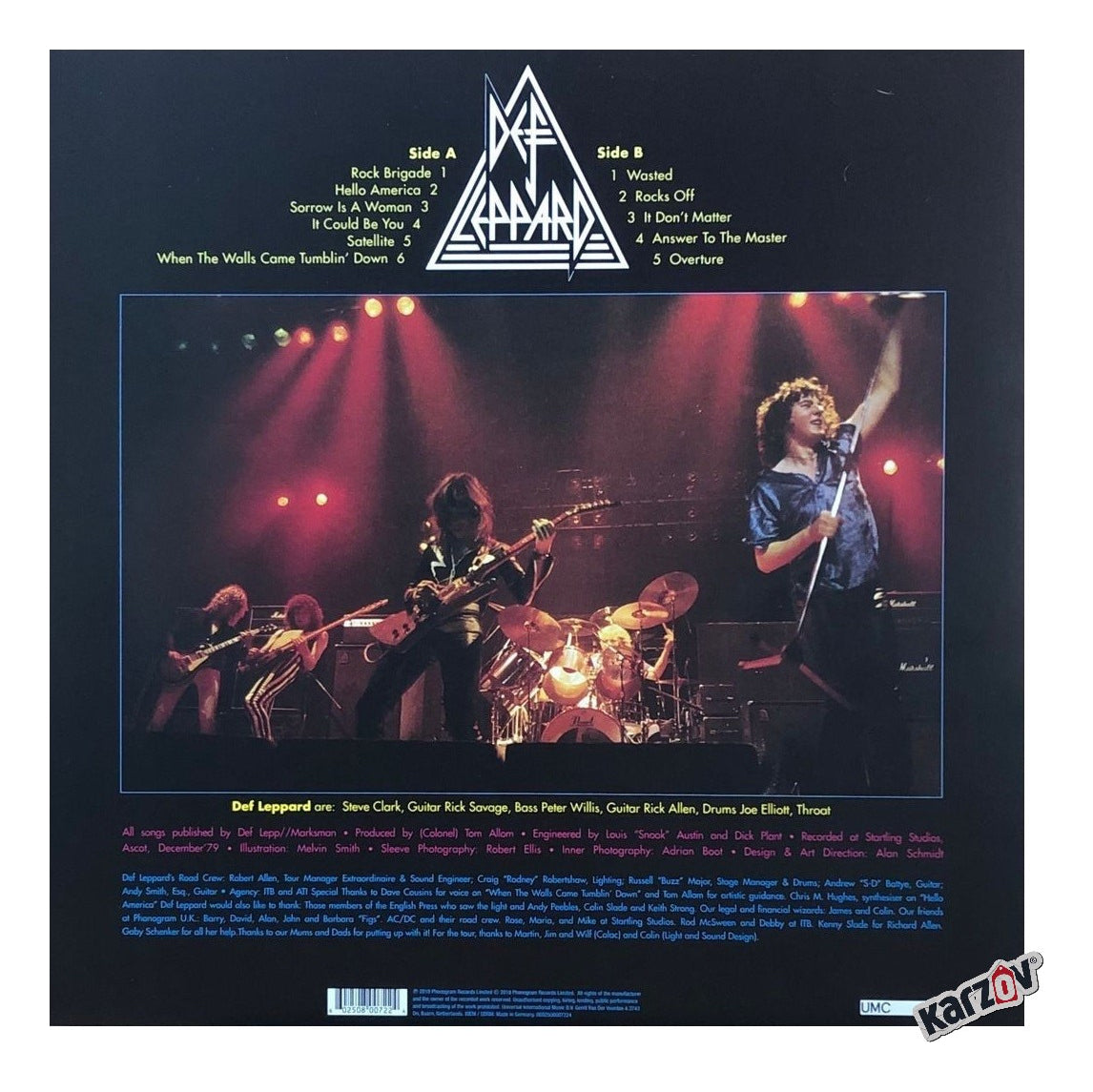 Def Leppard - On Through The Night - Lp Acetato Vinyl