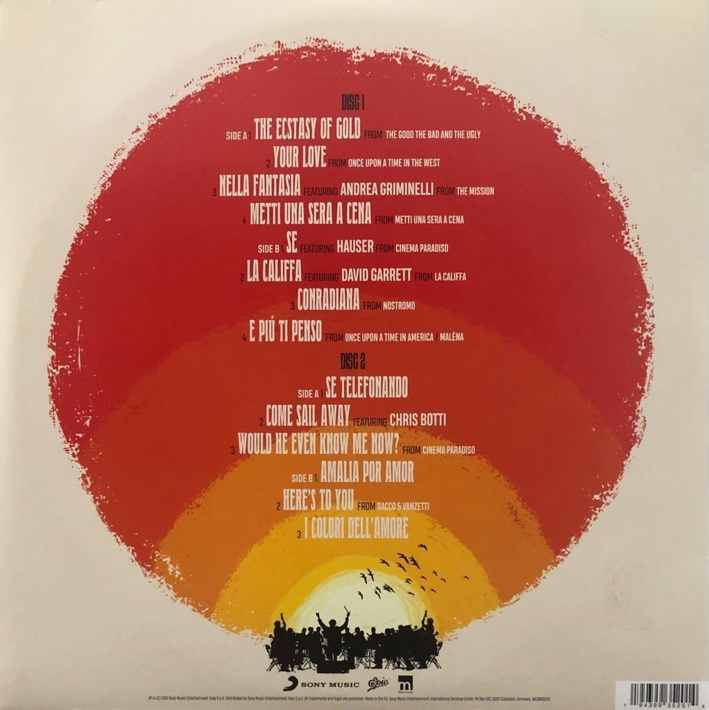 Il Volo Sings Morricone 2 Lp Acetato Vinyl / Rojo