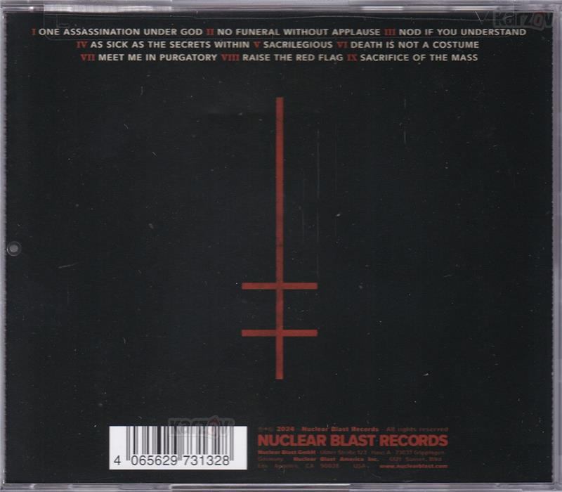Marilyn Manson One Assassination Under God ( Chapter 1 ) Disco Cd