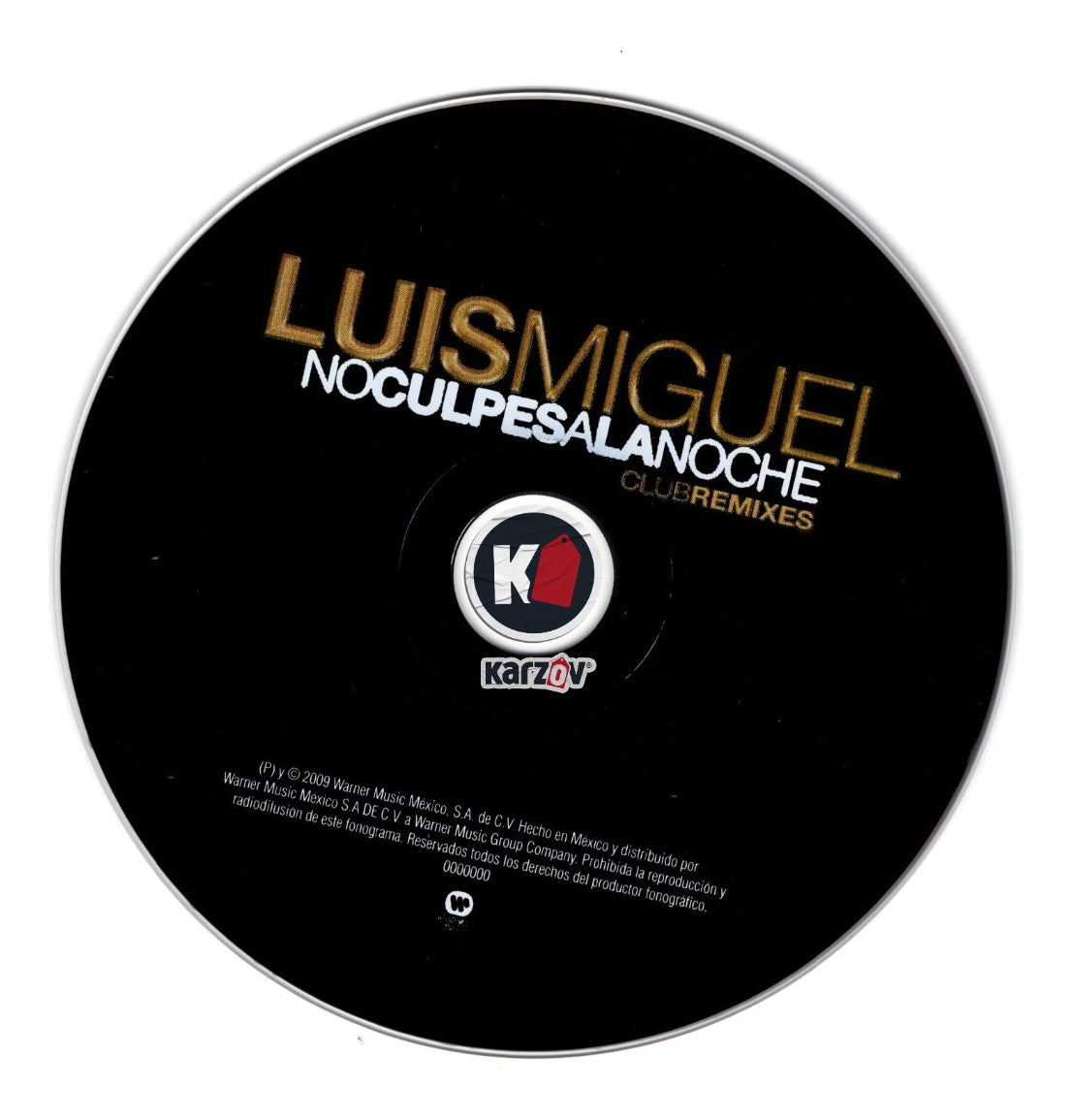 Luis Miguel No Culpes A La Noche Club Remixes Disco Cd