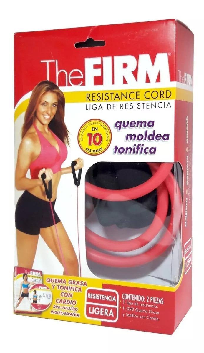 Kit Liga De Resistencia Ligera Rosa + Dvd The Firm