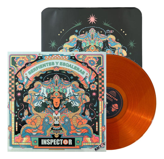 Inspector Serpientes Y Escaleras Naranja Orange Lp Vinyl