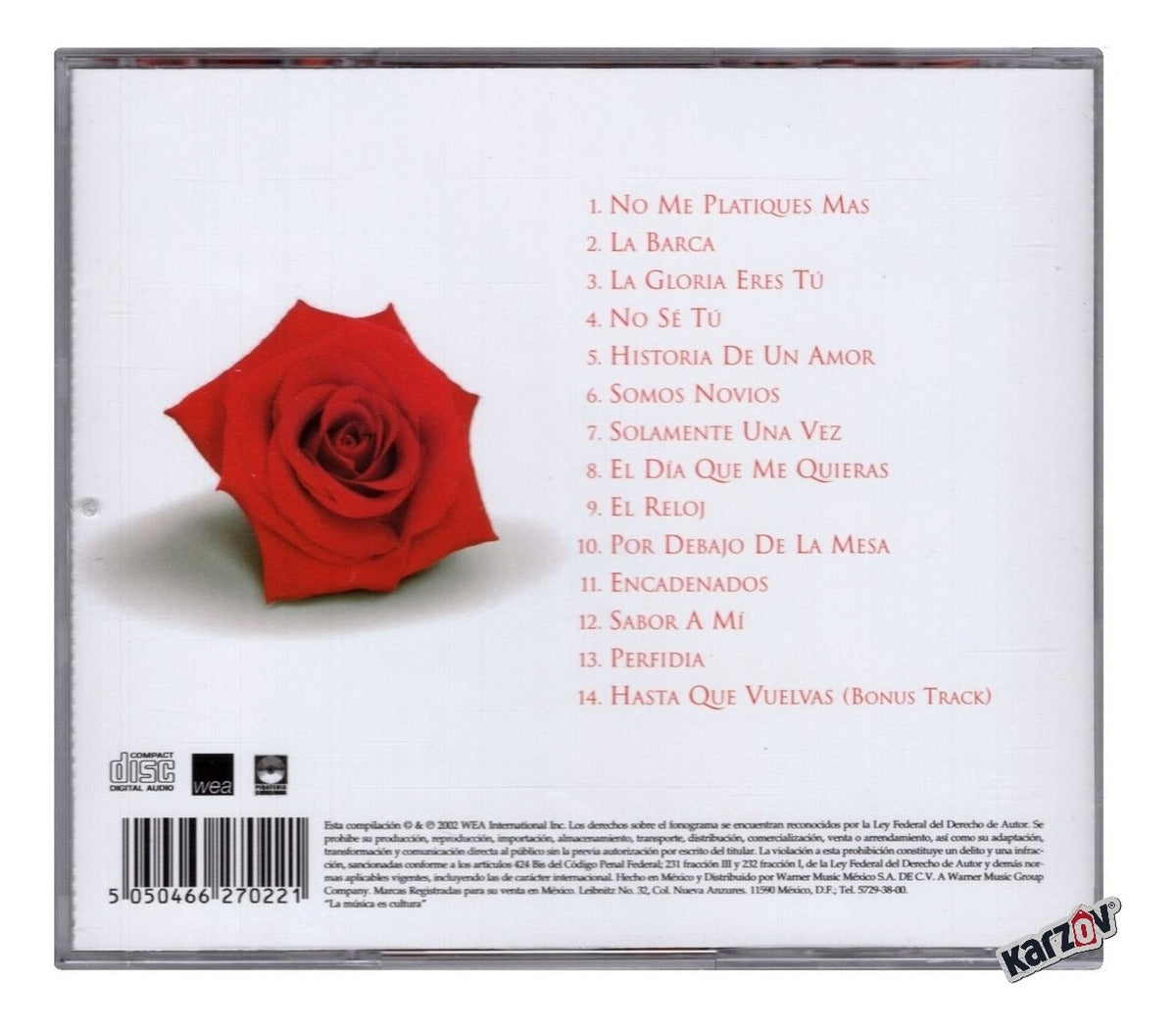 Luis Miguel Mis Boleros Favoritos Disco Cd