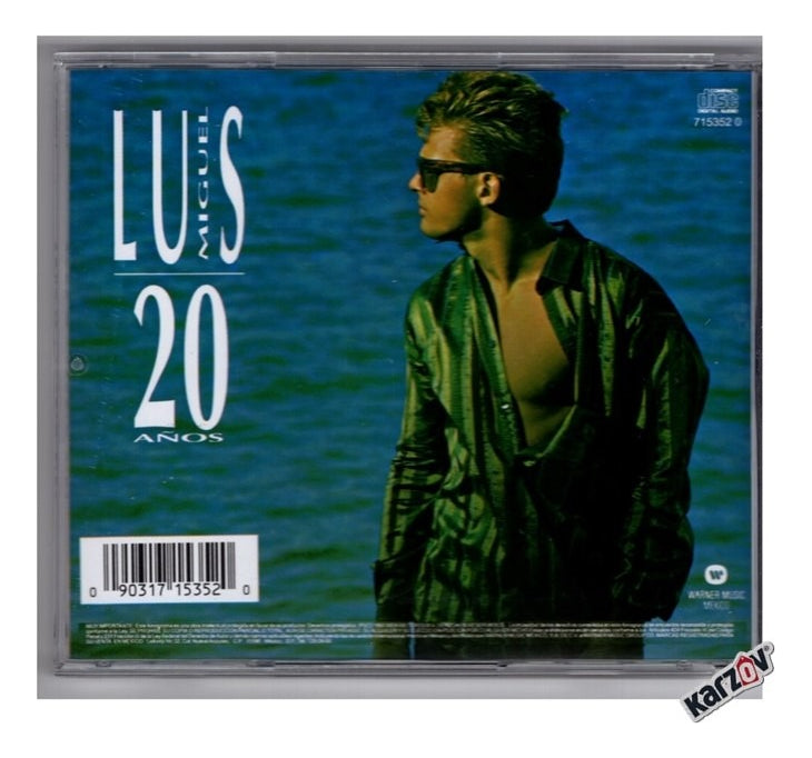 Luis Miguel 20 Veinte Años Disco Cd