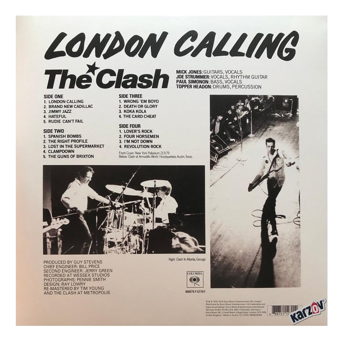 The Clash London Calling Importado 2 Lp Vinyl
