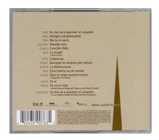 Mon Laferte Seis 6 Disco Cd