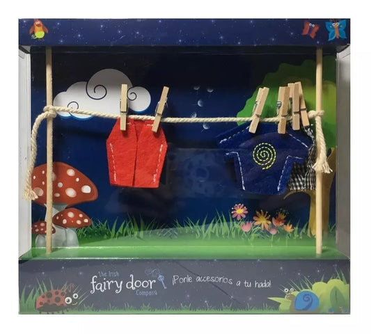 Mini Tendedero Para Niña Y Niño Hadas The Irish Fairy Door