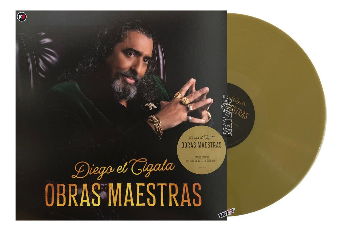 Diego El Cigala Obras Maestras Gold Dorado Lp Vinyl