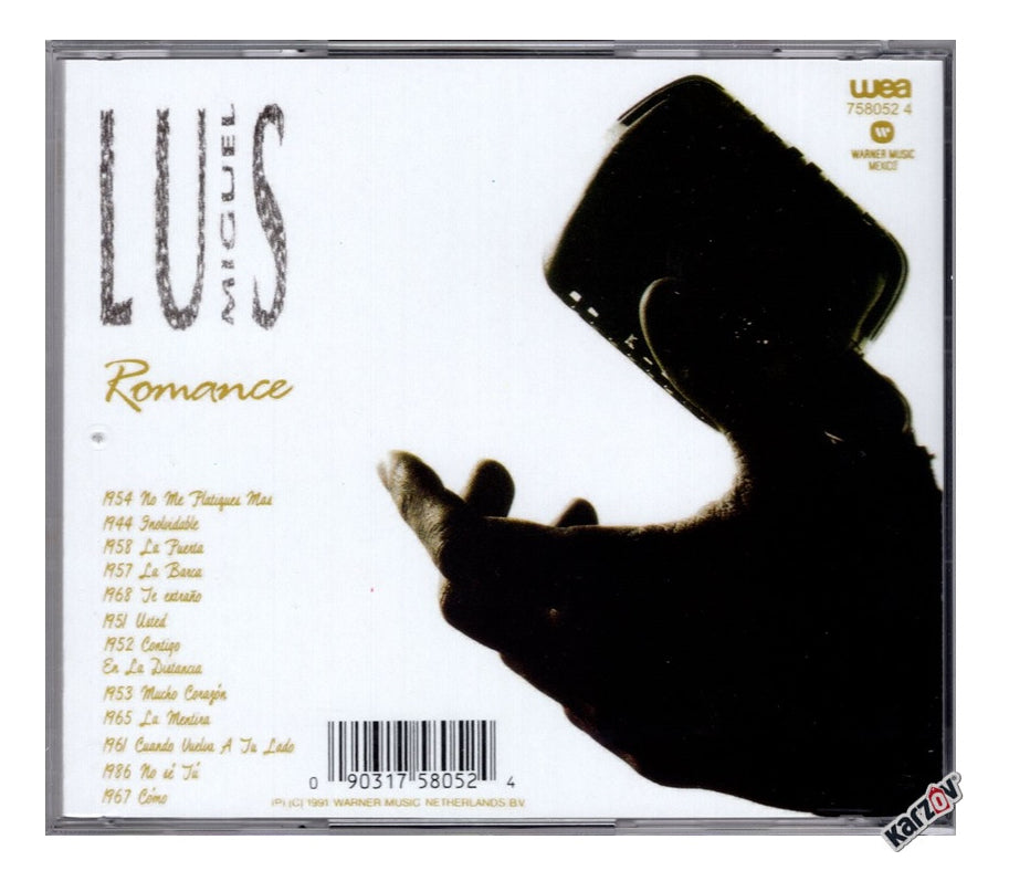 Luis Miguel Romance Disco Cd