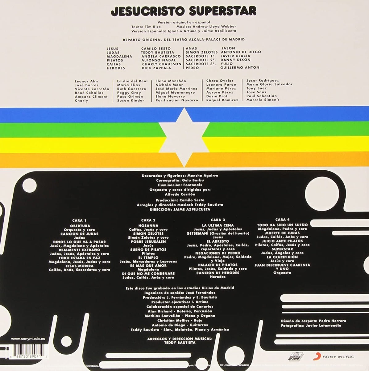 Jesucristo Superstar Camilo Sesto Español 2 Lp Vinyl