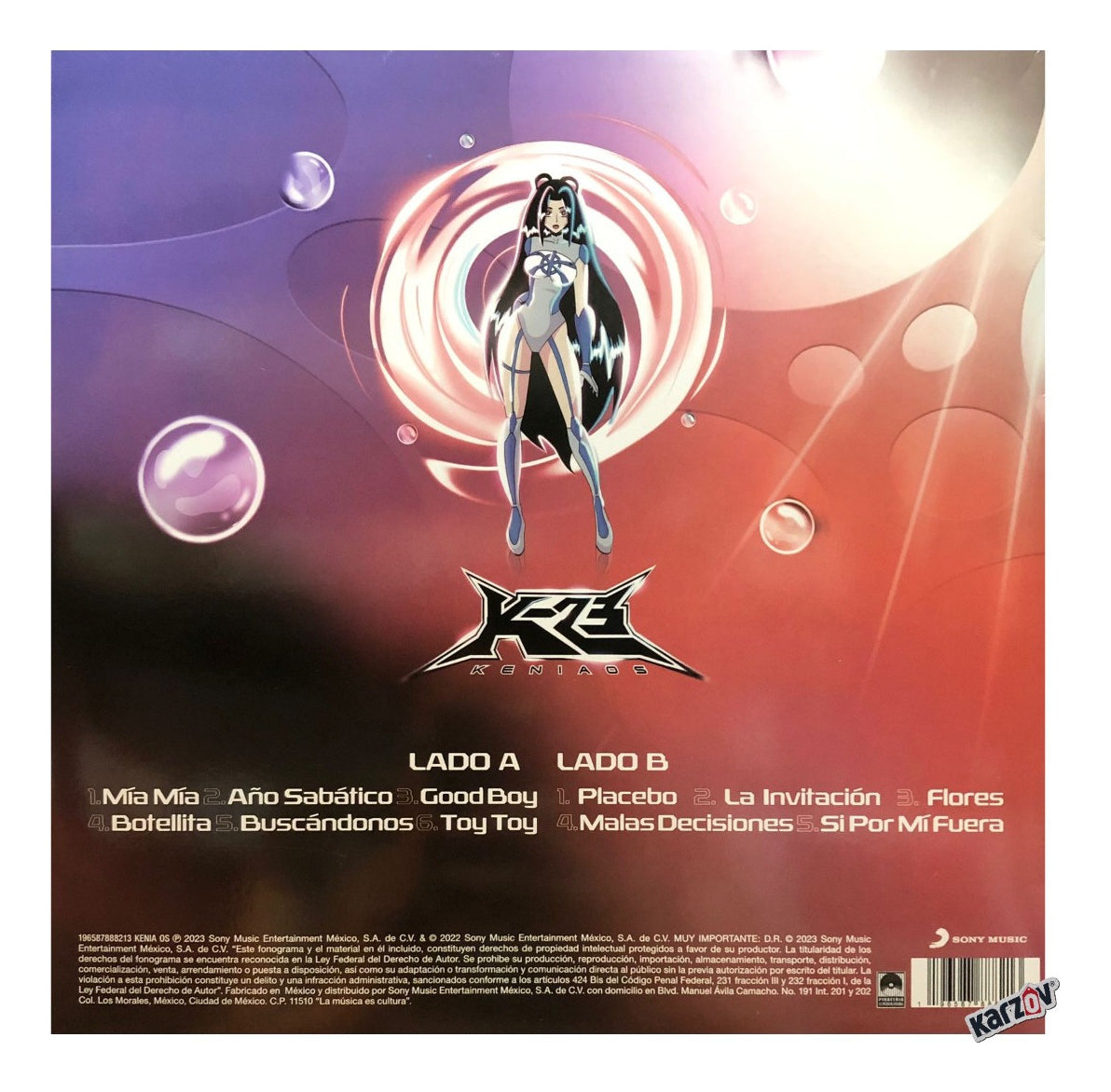 Kenia Os K23 Red Rojo Lp Vinyl + Tarjeta Exclusiva