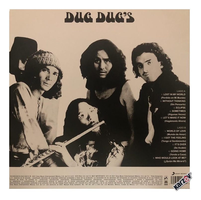 Los Dug Dug's Lp Acetato Vinyl