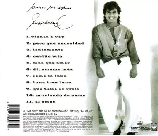 Juan Gabriel Gracias Por Esperar Disco Cd