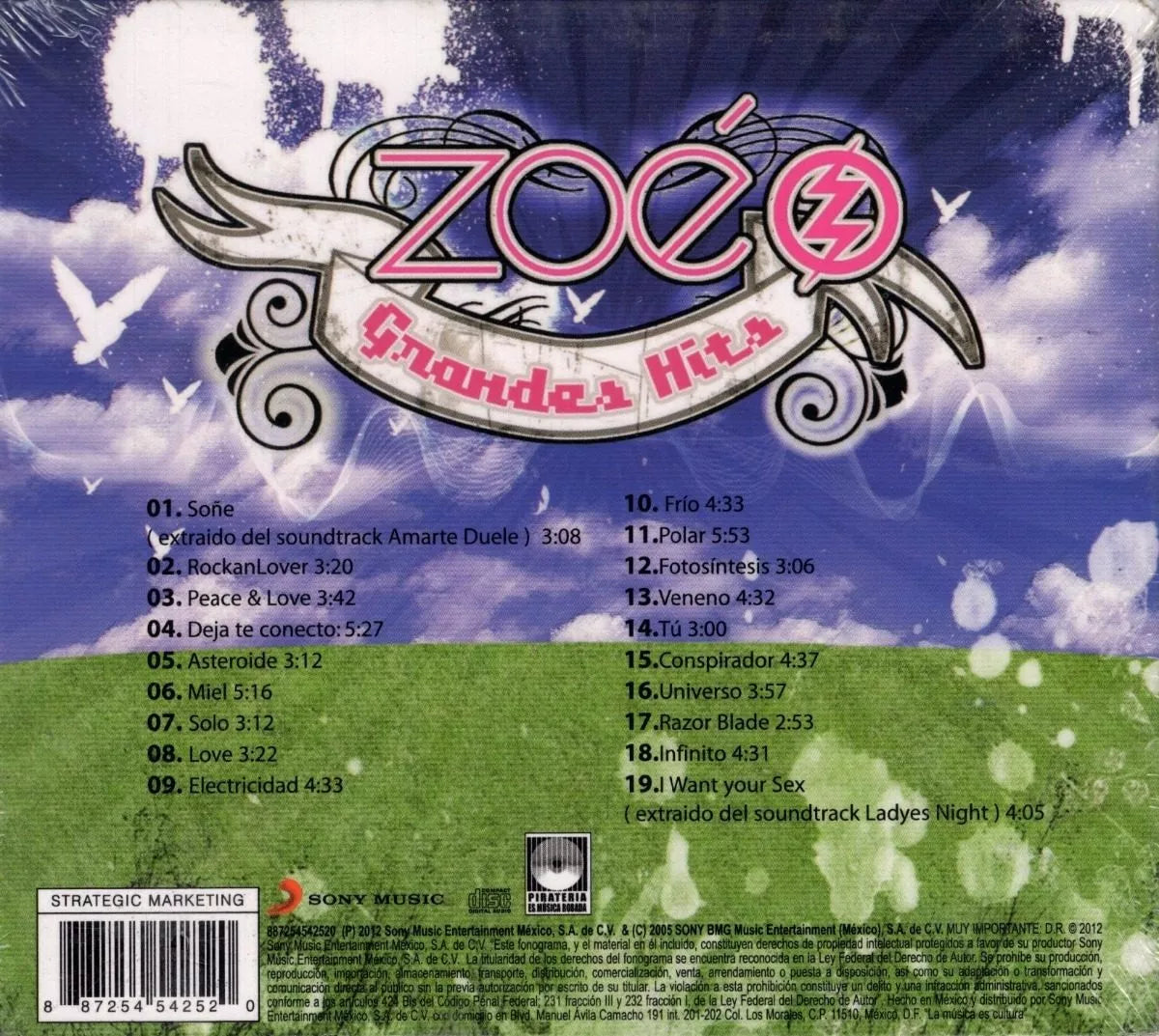 Zoe - Grandes Hits - Disco Cd