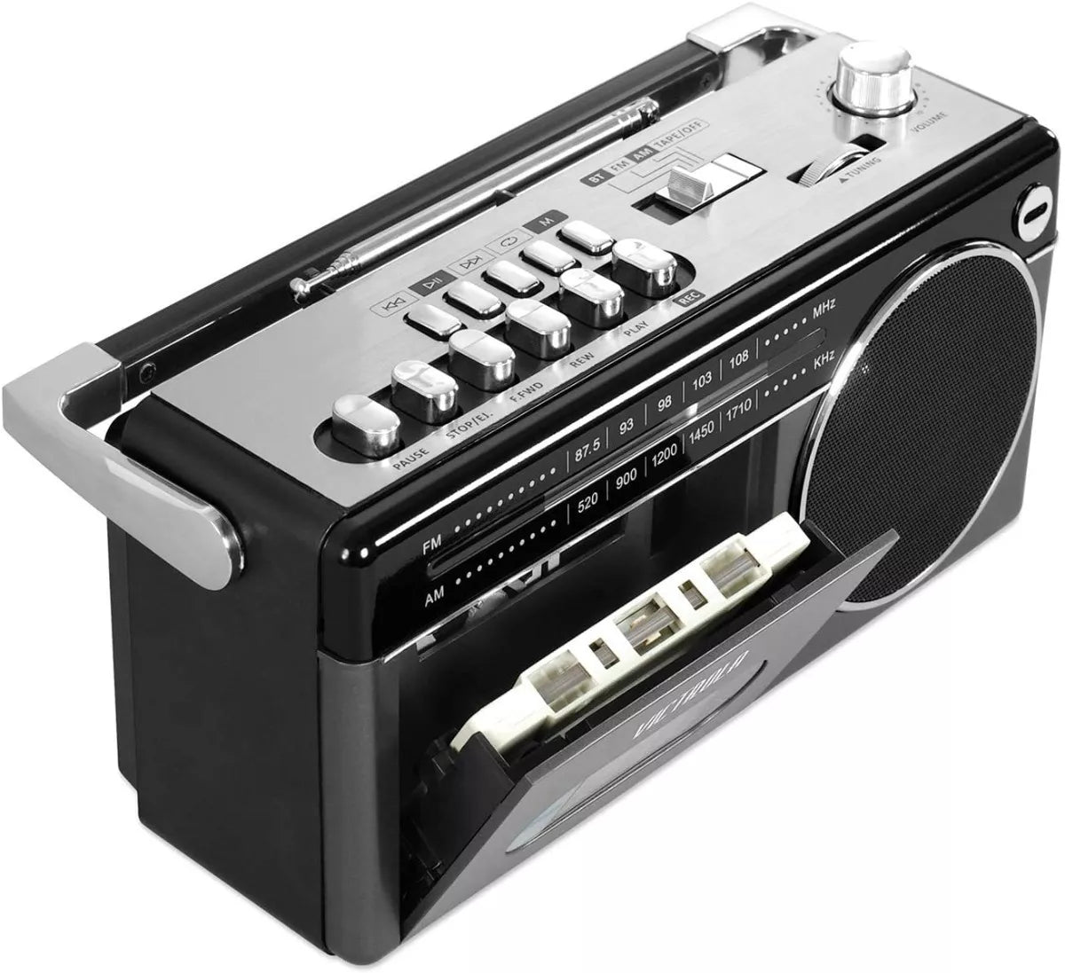 Radiograbadora Victrola Para Cassette & Radio / Bluetooth