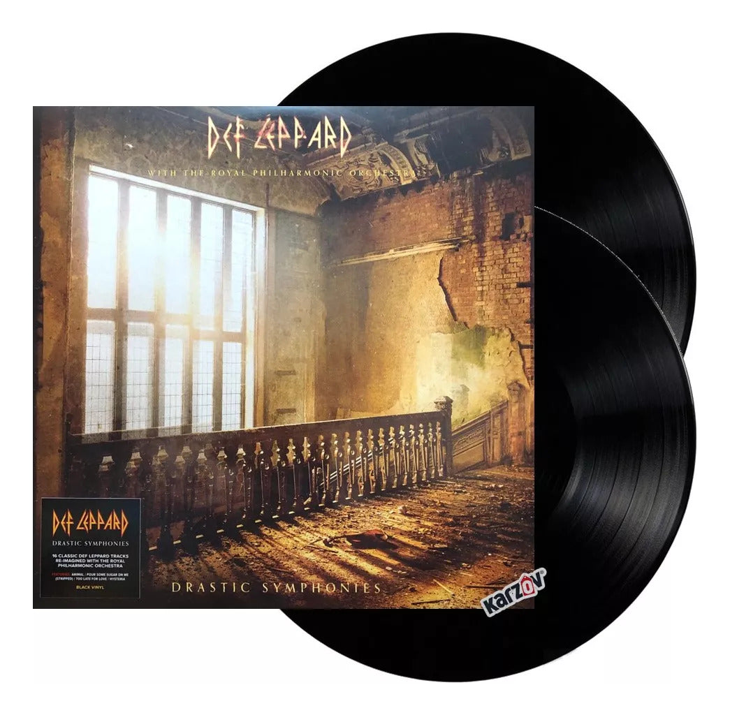 Def Leppard Drastic Symphonies Importado 2 Lp Vinyl