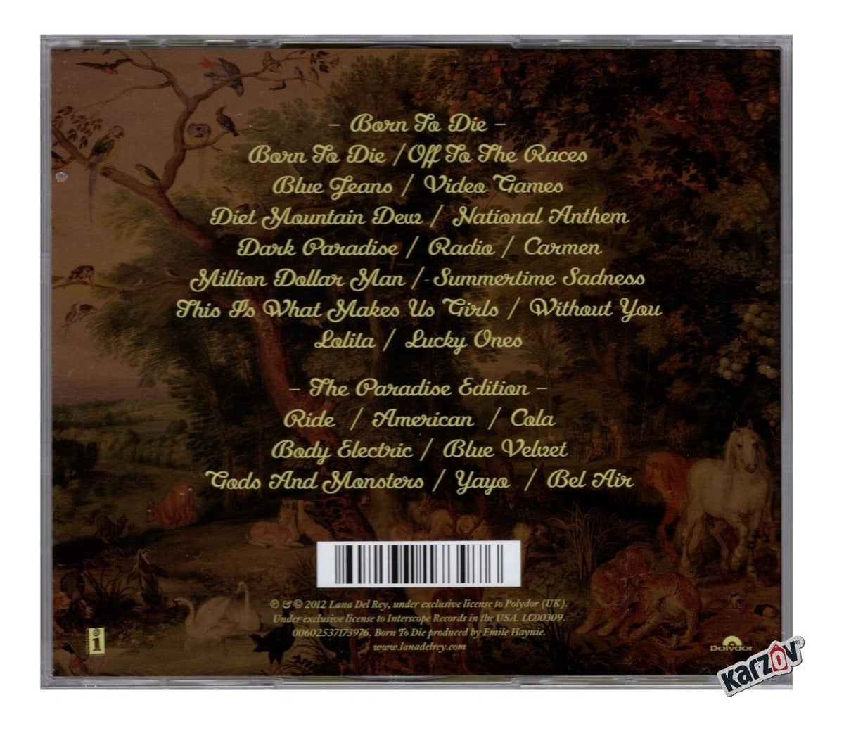 Lana Del Rey Born To Die The Paradise Edition 2 Discos Cd's