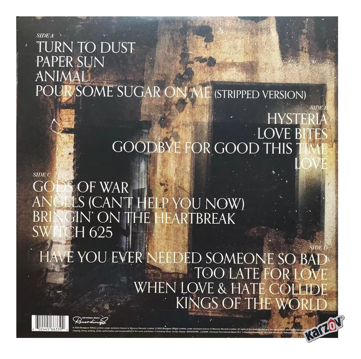 Def Leppard Drastic Symphonies Importado 2 Lp Vinyl