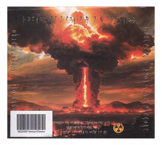 Demoncore 40 Cuarenta Demonios Disco Cd