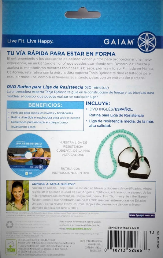 Liga De Resistencia Media Cubierta Covered Resistance Gaiam