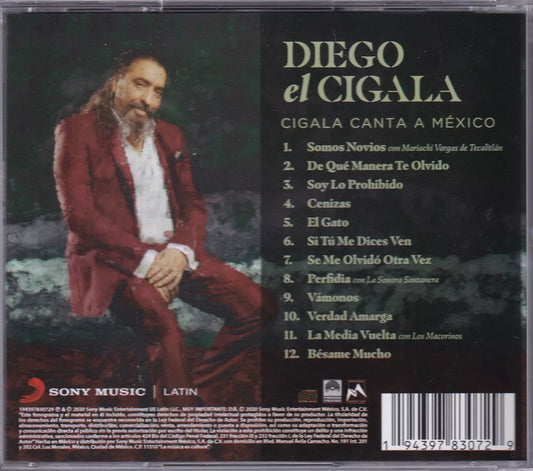Diego El Cigala Canta A México Disco Cd