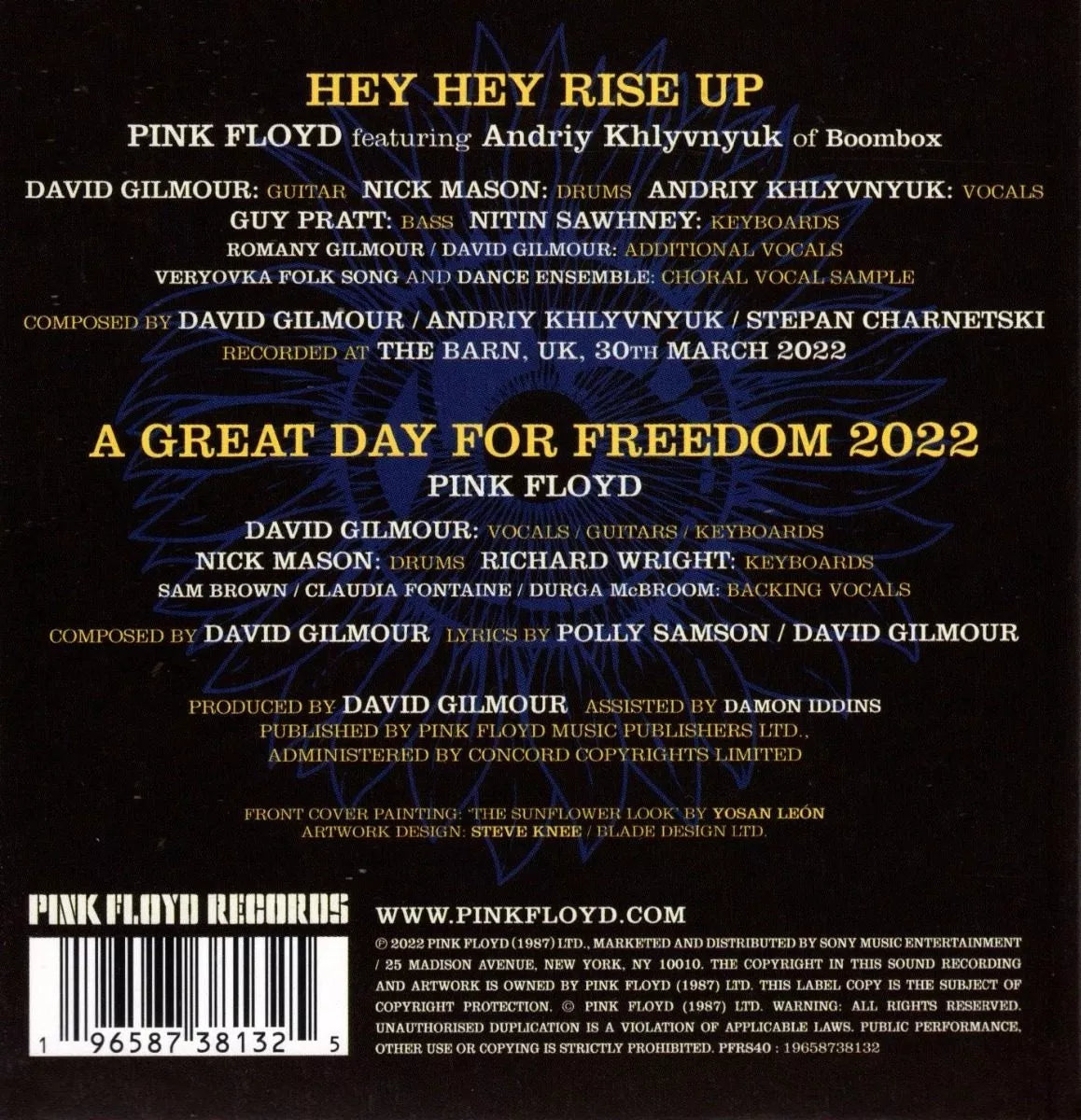 Pink Floyd Andriy Khlyvnyuk Hey Hey Rise Up Importado Cd