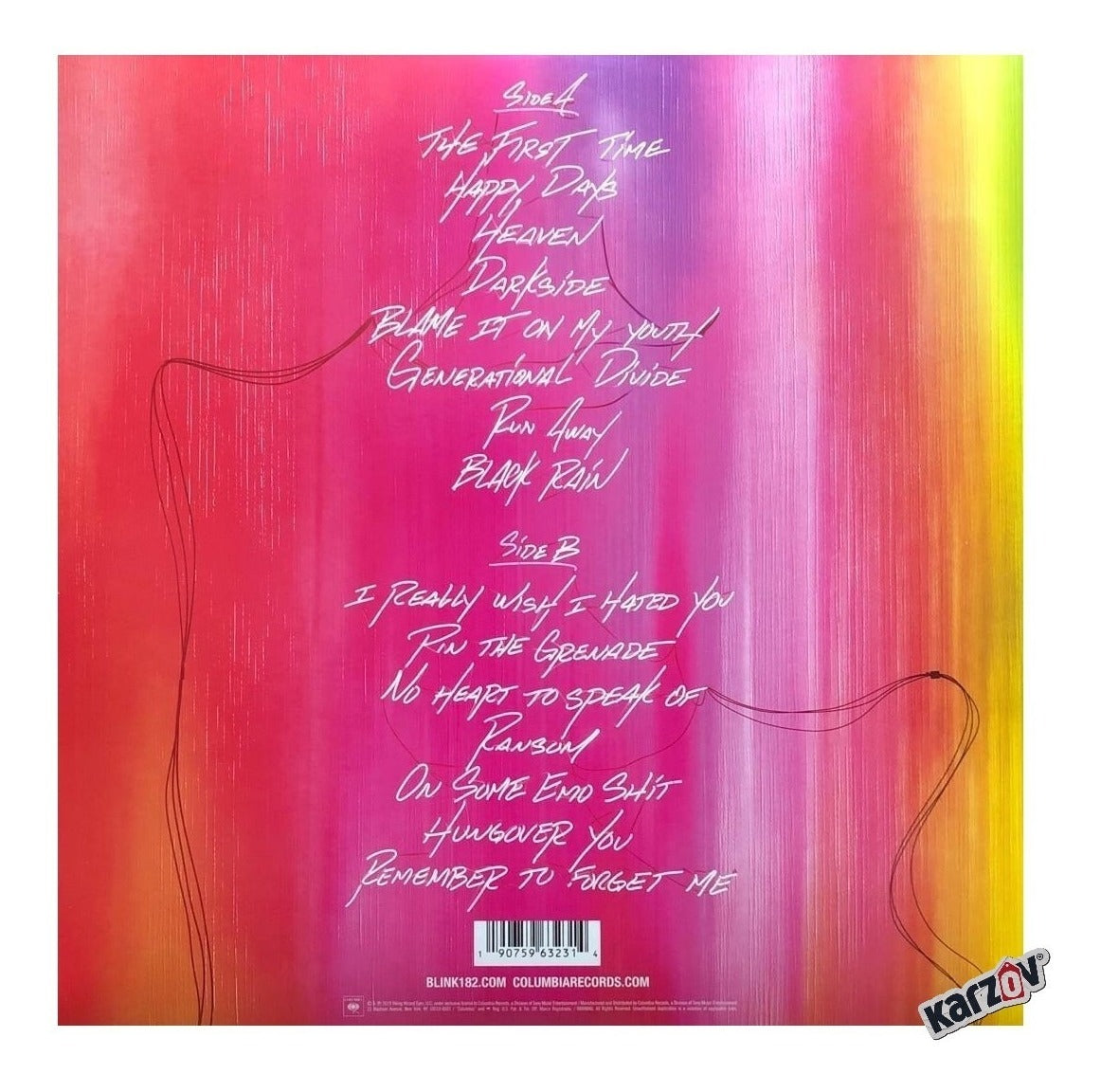 Blink 182 Nine Lp Vinyl