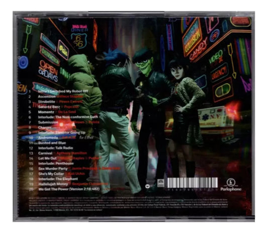 Gorillaz Humanz Disco Cd 20 Canciones