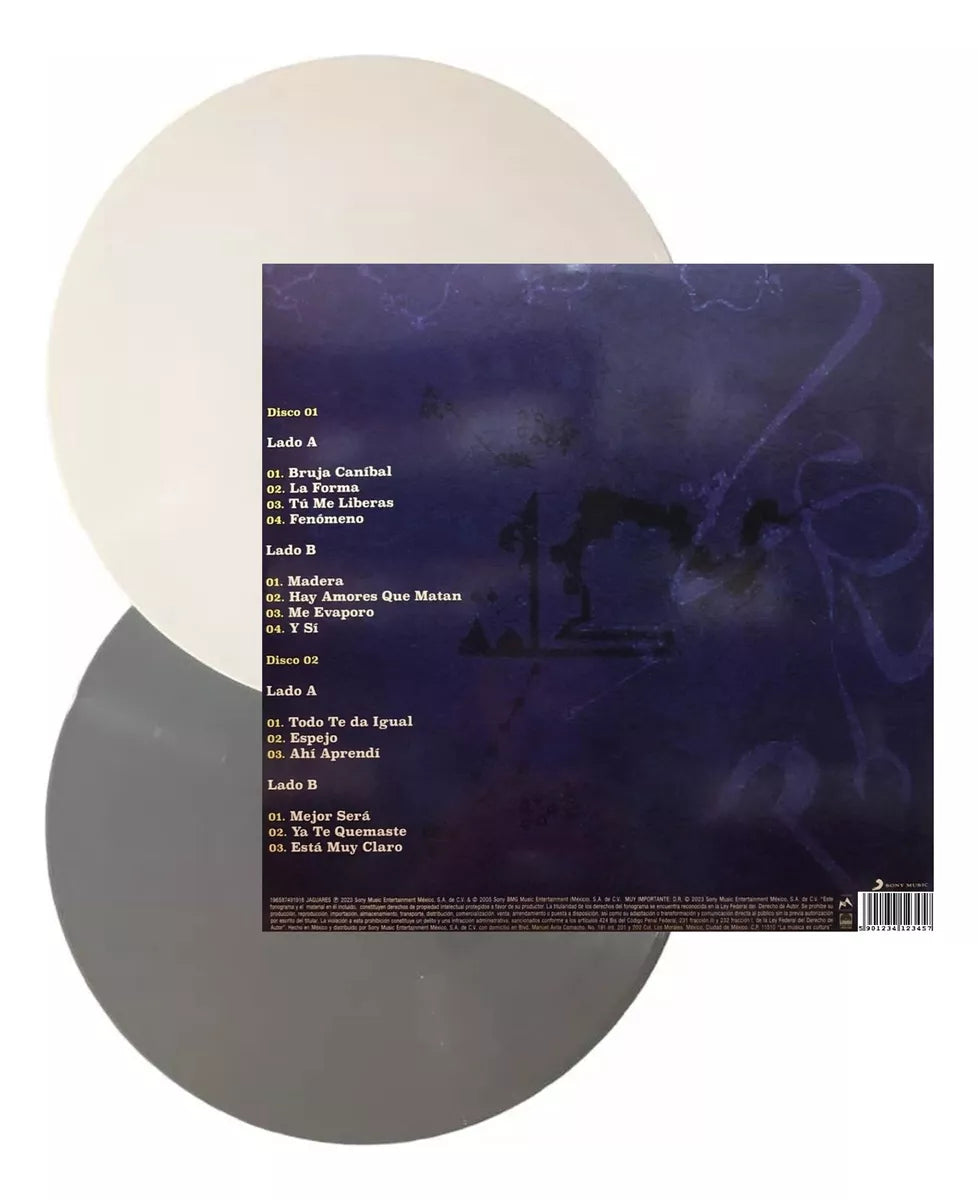 Jaguares Cronicas De Un Laberinto Gris & Blanco 2 Lp Vinyl