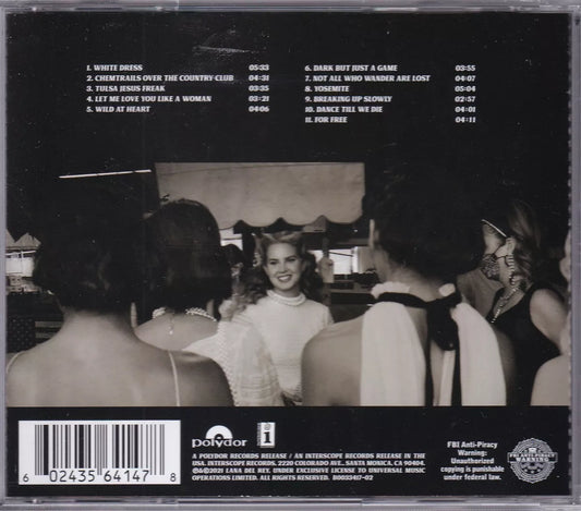 Lana Del Rey Chemtrails Over The Country Club / Artwork Cd