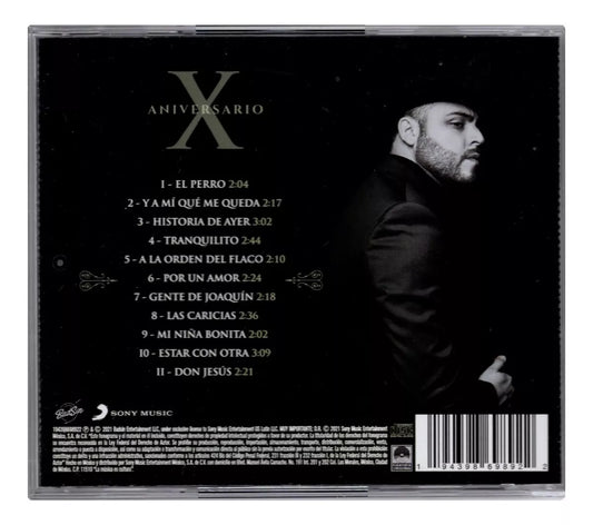Gerardo Ortiz X Decimo Aniversario - Disco Cd