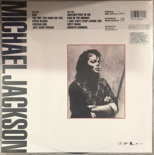 Michael Jackson Bad Picture Lp Acetato Vinyl