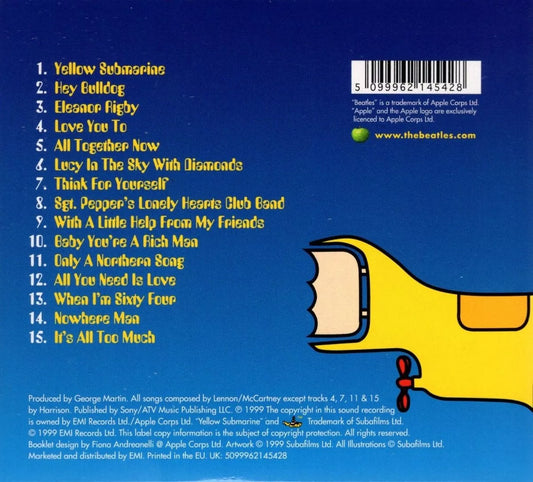 The Beatles Yellow Submarine / Songtrack - Disco Cd