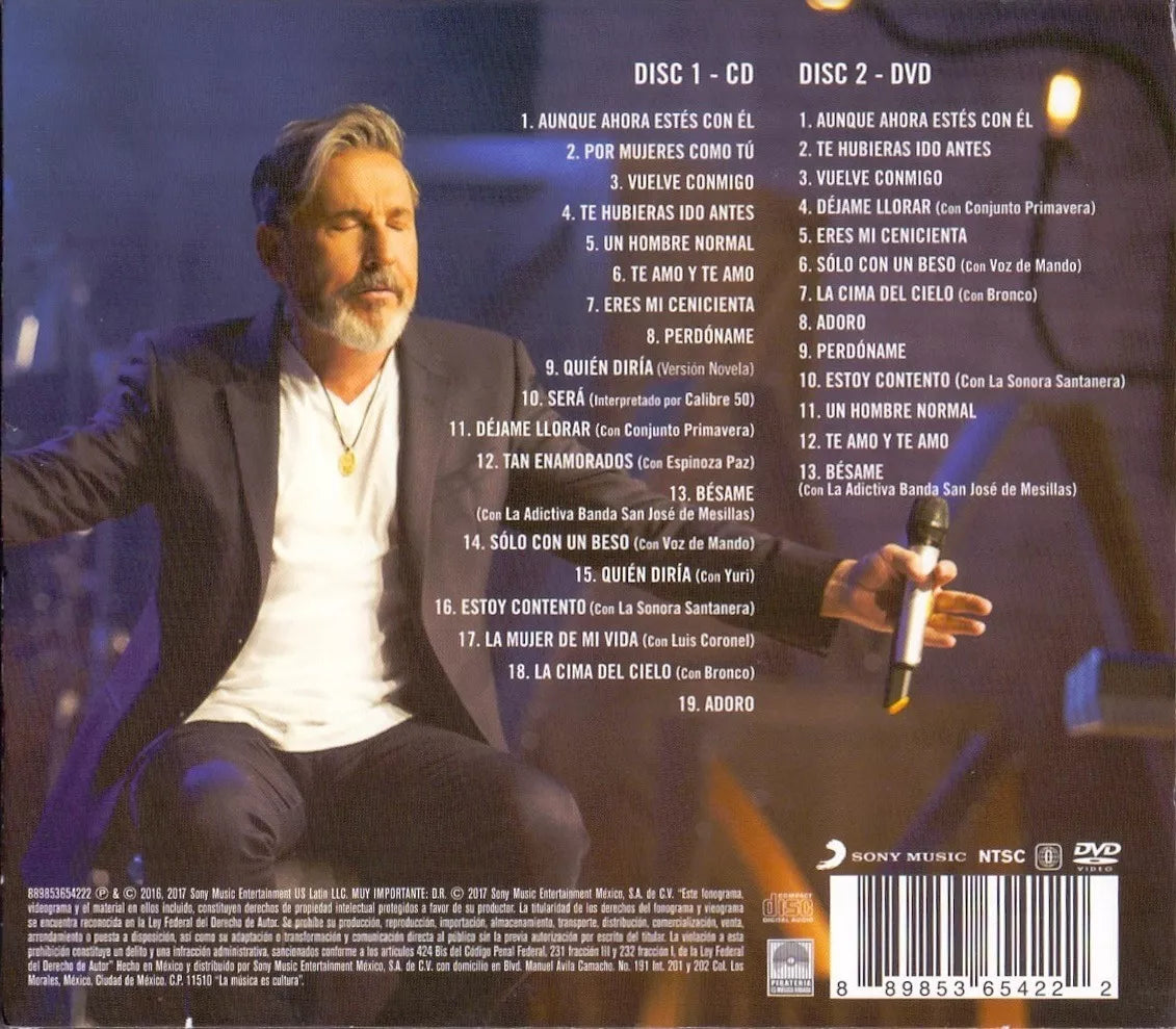 Ricardo Montaner - Ida Y Vuelta Edicion Especial - Cd + Dvd