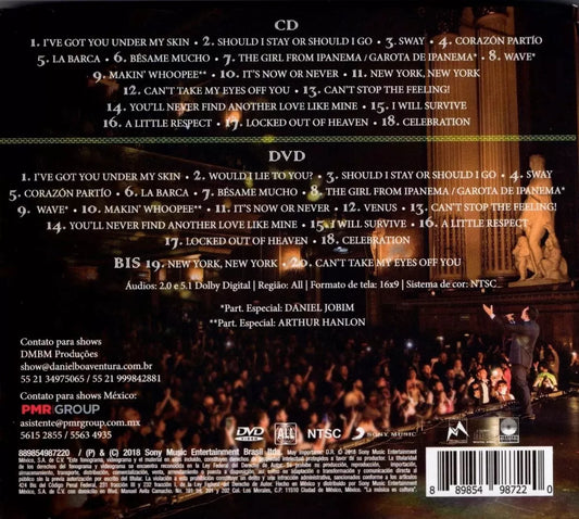 Ao Vivo No Mexico - Daniel Boaventura - Disco Cd + Dvd