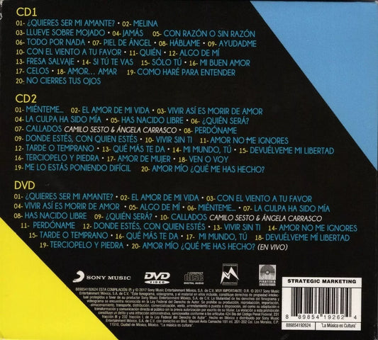 Camilo Sesto 70 Box 2 Discos Cd + Dvd