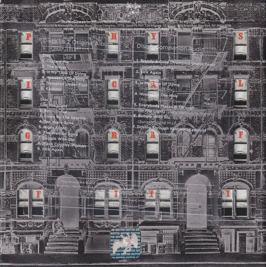 Led Zeppelin Physical Graffiti Deluxe 40th Anniversary 3 Cd