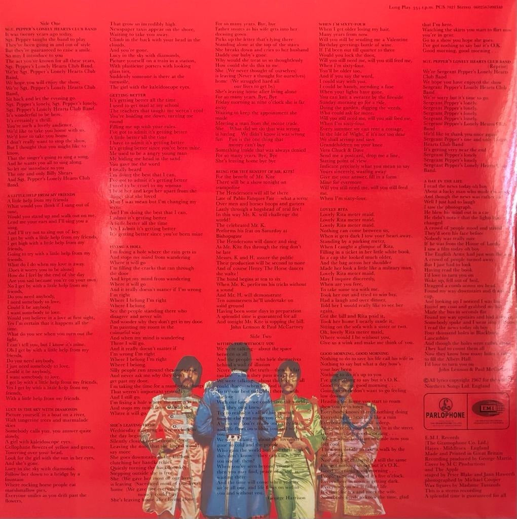 The Beatles Sgt Peppers Lonely Hearts Club Band Lp Vinyl